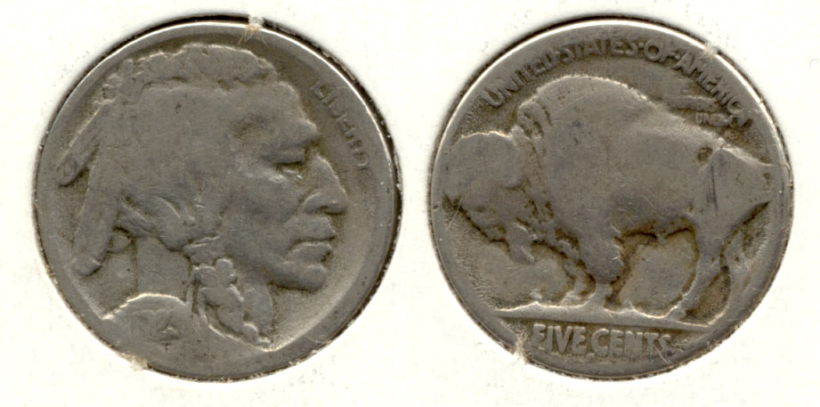 1923-S Buffalo Nickel AG-3 o