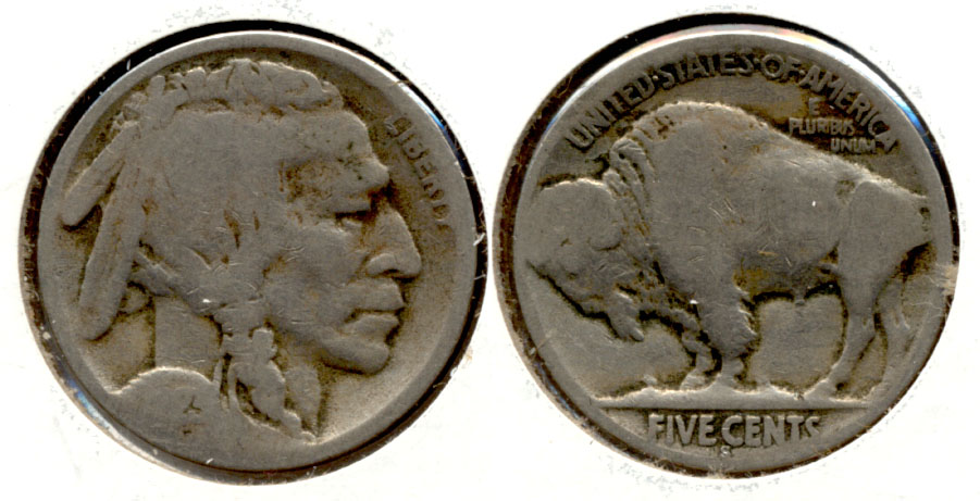 1923-S Buffalo Nickel AG-3 s