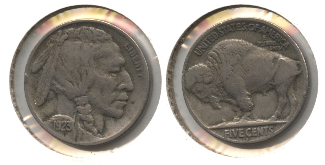 1923-S Buffalo Nickel F-12 #a