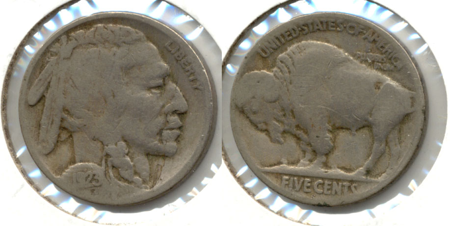 1923-S Buffalo Nickel Good-4 ap Obverse Lamination