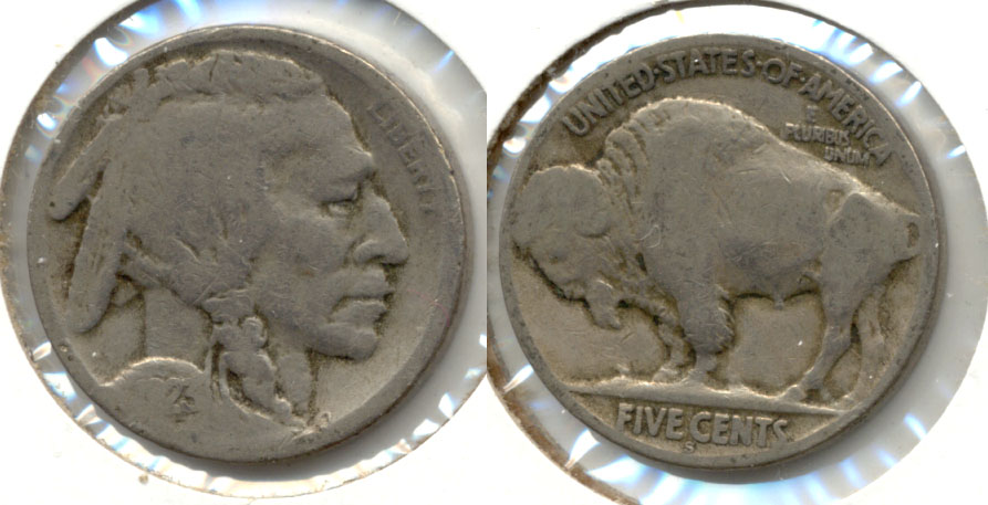 1923-S Buffalo Nickel Good G-4 au