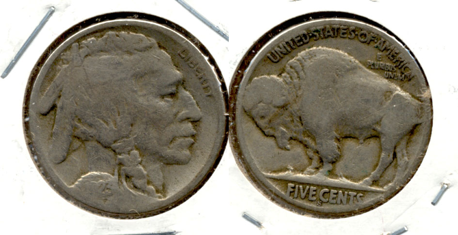 1923-S Buffalo Nickel Good G-4 bf