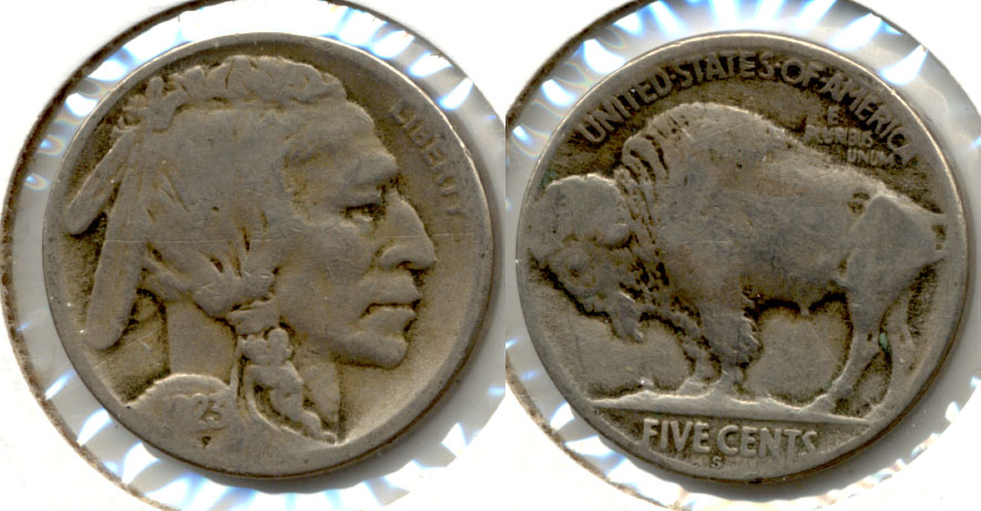 1923-S Buffalo Nickel Good G-4 bi