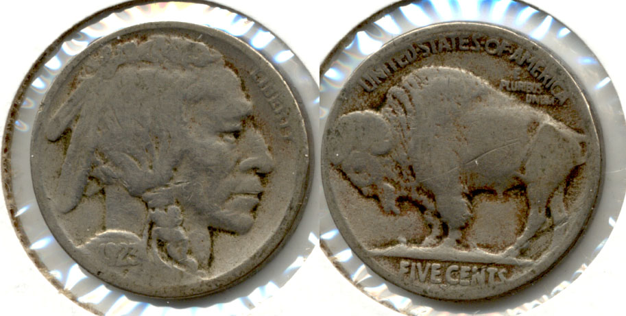 1923-S Buffalo Nickel Good G-4 bn