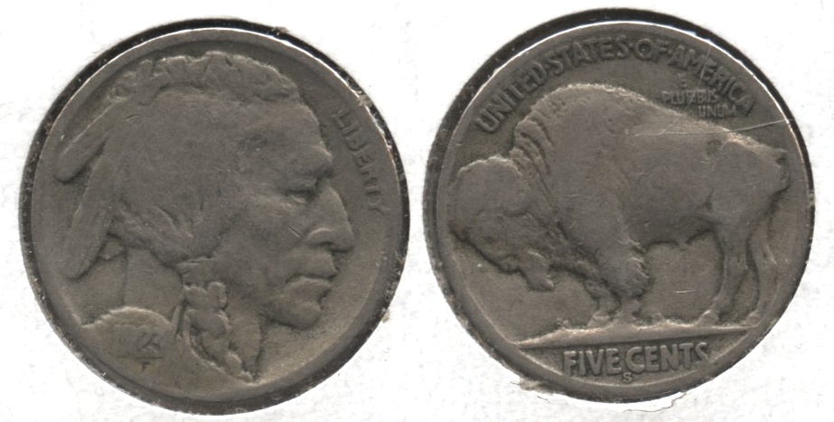 1923-S Buffalo Nickel Good-4 #bz