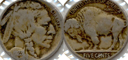 1923-S Buffalo Nickel Very Good VG-8 a