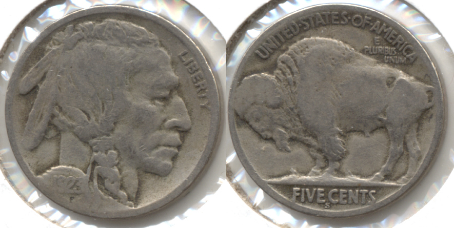 1923-S Buffalo Nickel VG-8 g