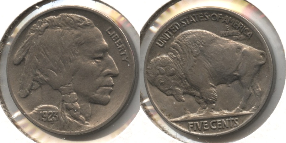 1923 Buffalo Nickel AU-50
