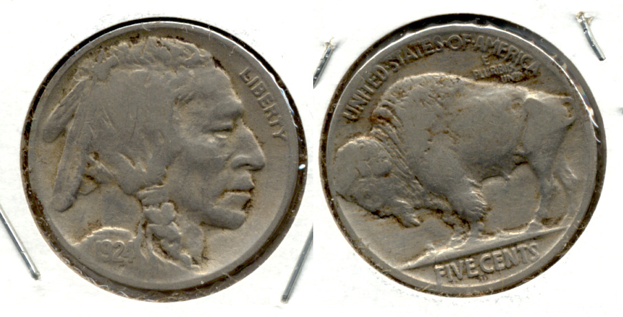 1924-D Buffalo Nickel Fine F-12