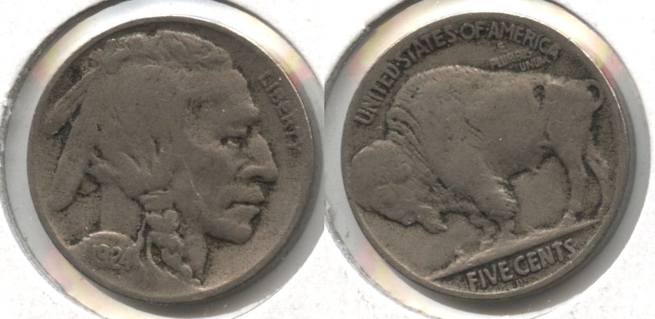 1924-D Buffalo Nickel Fine-12 #a