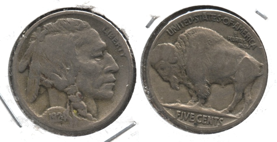 1924-S Buffalo Nickel VG-8 #a