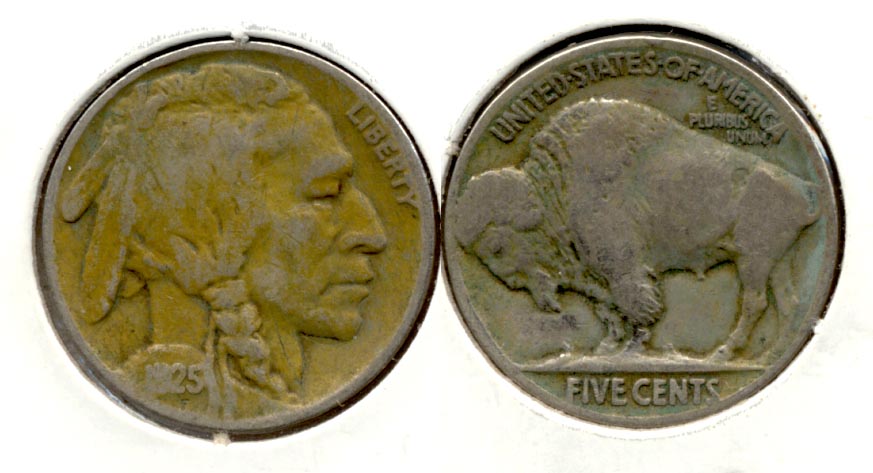 1925 Buffalo Nickel VG-8 Odd Color