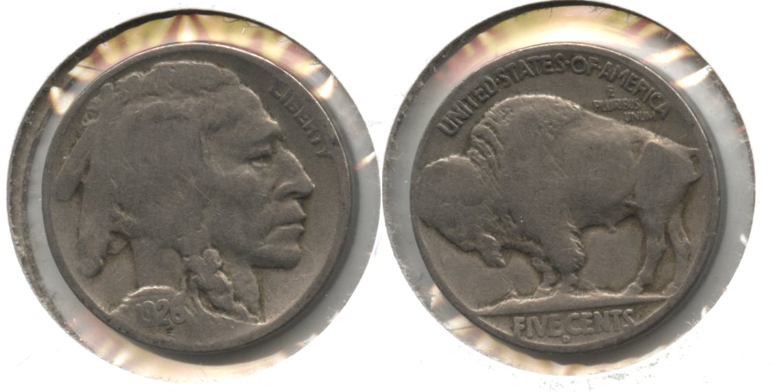 1926-D Buffalo Nickel Good-4 #e