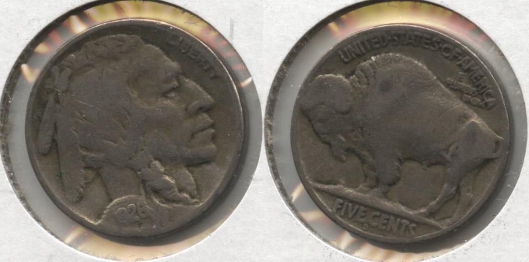 1926-D Buffalo Nickel VG-8 #d