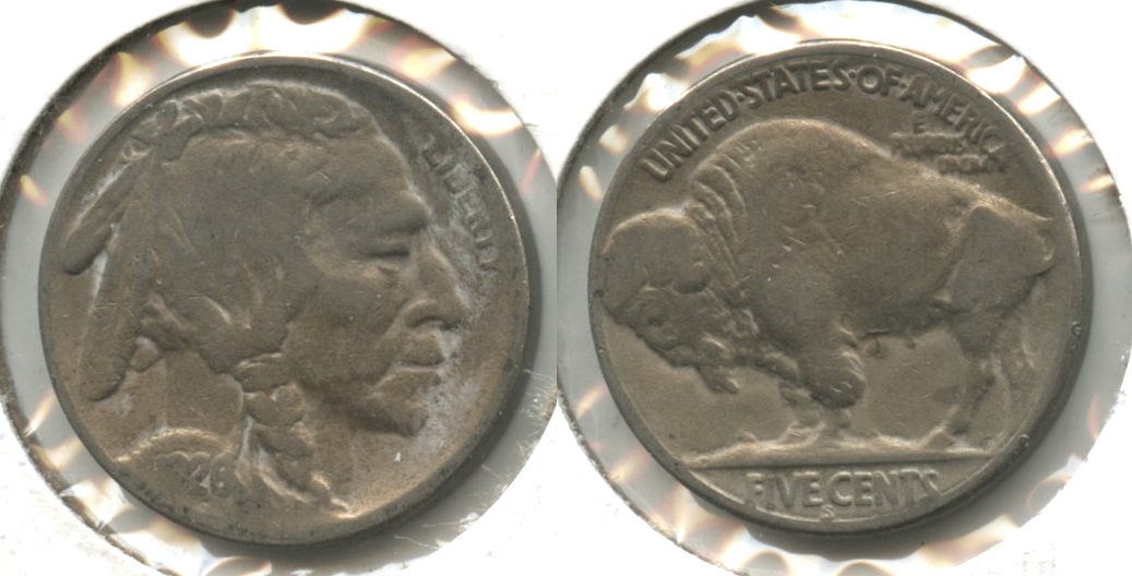 1926-S Buffalo Nickel AG-3 #f