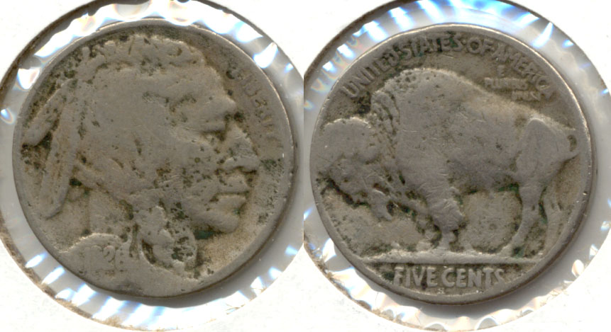 1926-S Buffalo Nickel Good-4 b Porous