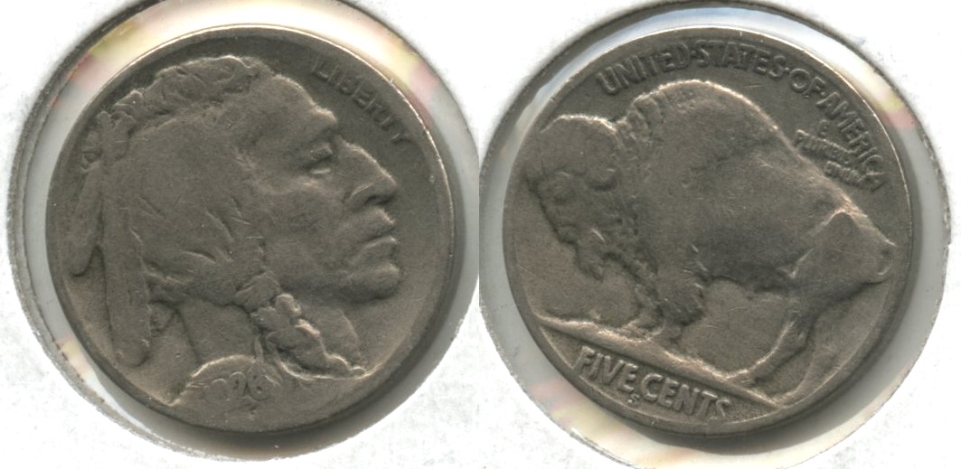 1926-S Buffalo Nickel Good-4 #k