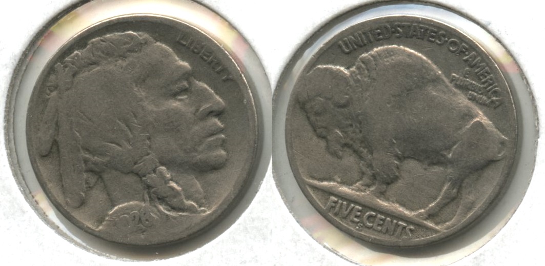1926-S Buffalo Nickel Good-4 #k