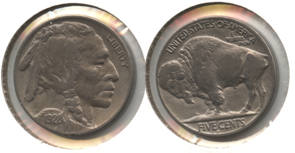 1928-D Buffalo Nickel VF-20