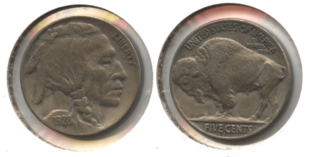 1928-S Buffalo Nickel VF-30