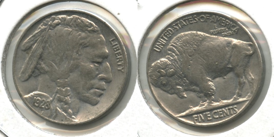 1928 Buffalo Nickel AU-50 #b