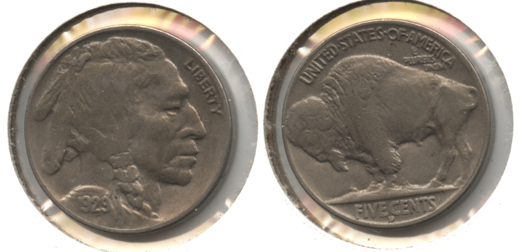 1929-D Buffalo Nickel EF-40 #a