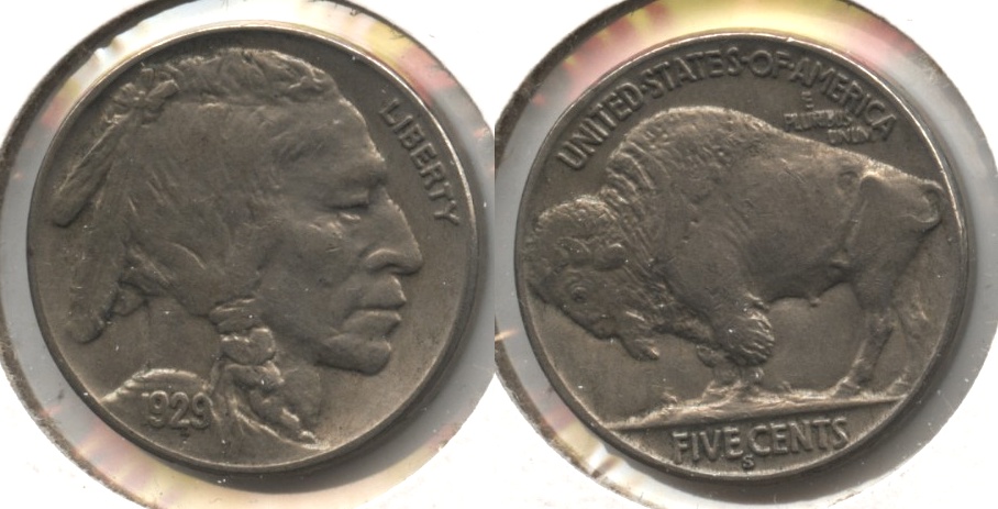 1929-S Buffalo Nickel EF-40 #a