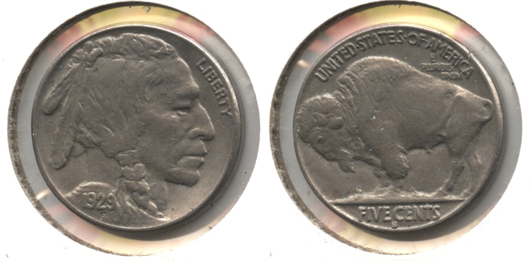 1929-S Buffalo Nickel EF-40 #b