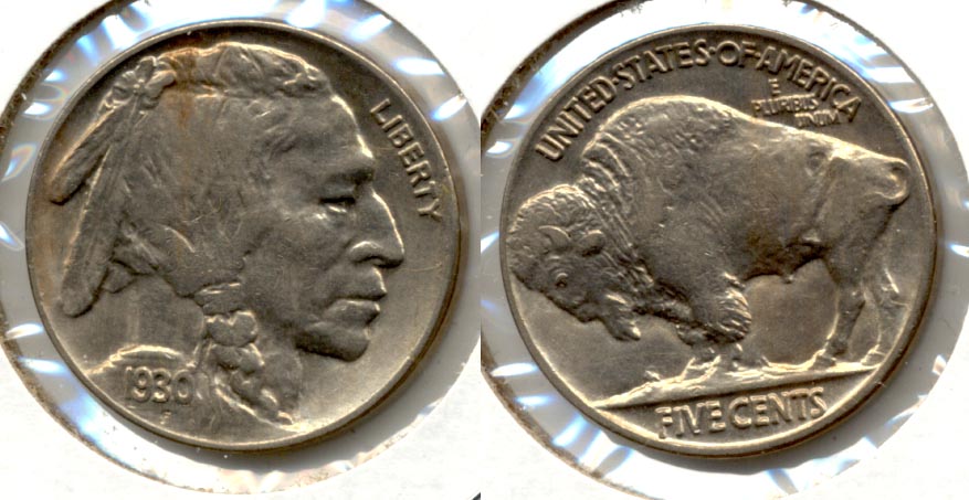 1930 Buffalo Nickel AU-53 a