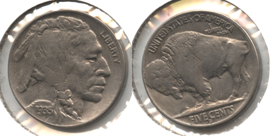1935-D Buffalo Nickel AU-50 #a