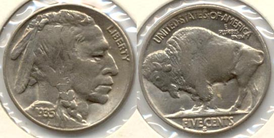1935-S Buffalo Nickel AU-50
