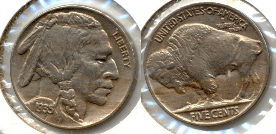 1935 Buffalo Nickel AU-50 e
