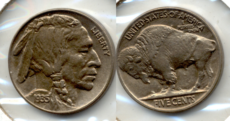 1935 Buffalo Nickel AU-50 i