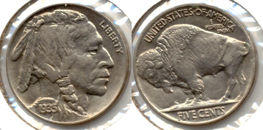 1935 Buffalo Nickel AU-53 b
