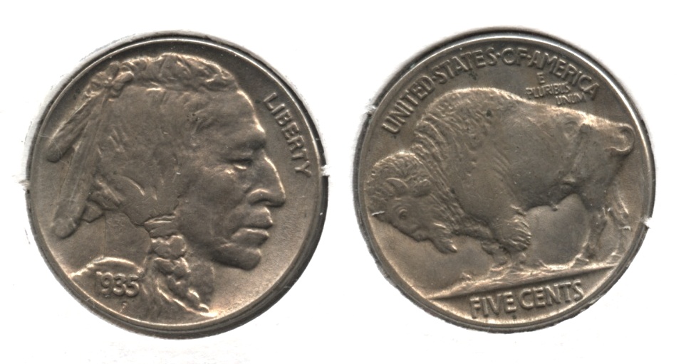 1935 Buffalo Nickel AU-55 #b
