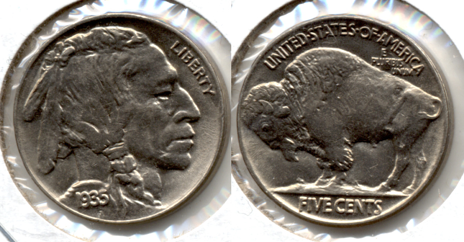 1935 Buffalo Nickel MS-63 b