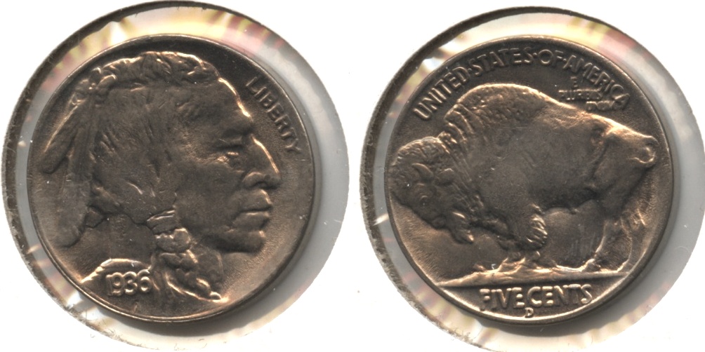 1936-D Buffalo Nickel MS-64 #a