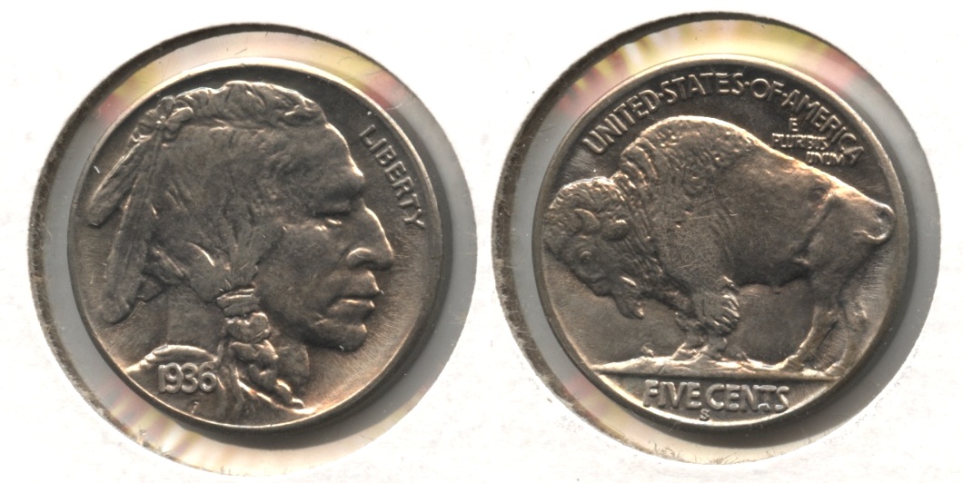 1936-S Buffalo Nickel MS-63 #b