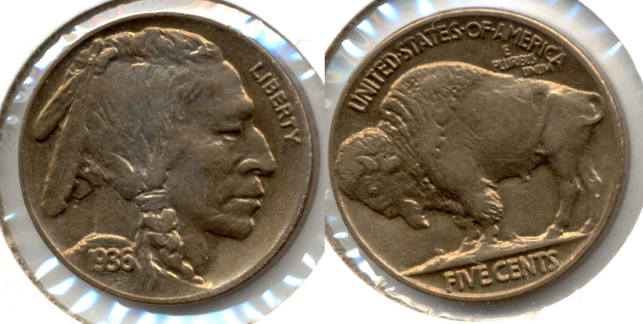 1936 Buffalo Nickel AU-50 i