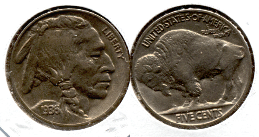 1936 Buffalo Nickel AU-50 n