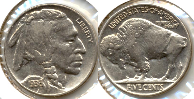 1936 Buffalo Nickel AU-53