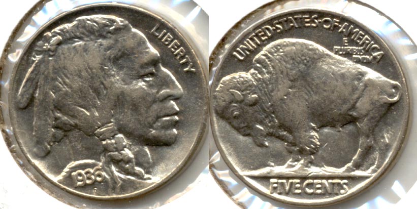 1936 Buffalo Nickel AU-55 a