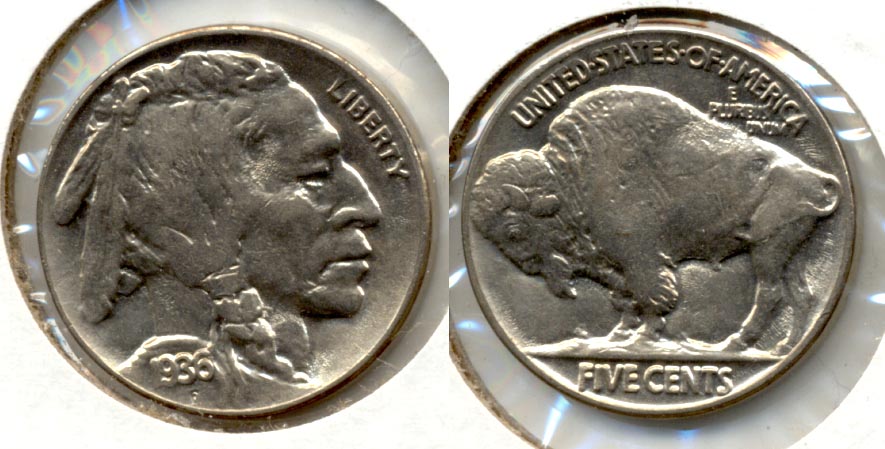 1936 Buffalo Nickel AU-55 g