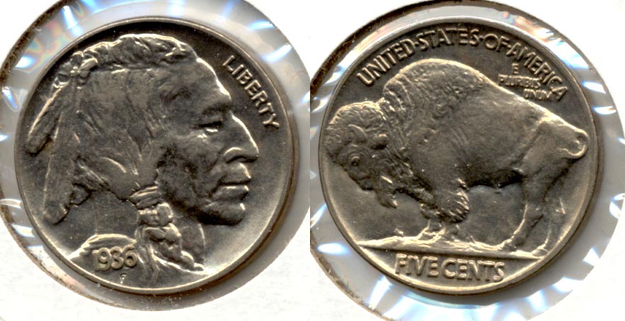 1936 Buffalo Nickel AU-58 d