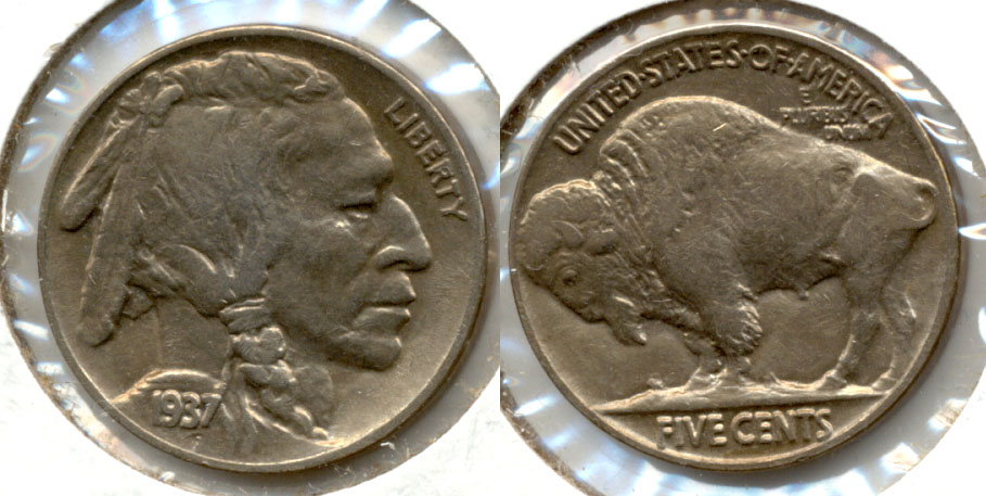 1937 Buffalo Nickel AU-50 ai
