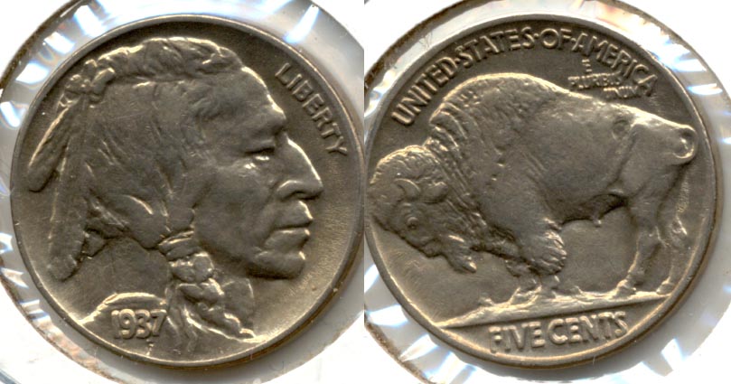 1937 Buffalo Nickel AU-50 g