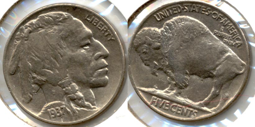 1937 Buffalo Nickel AU-50 i