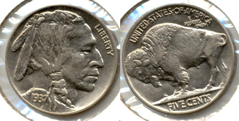 1937 Buffalo Nickel AU-58 g