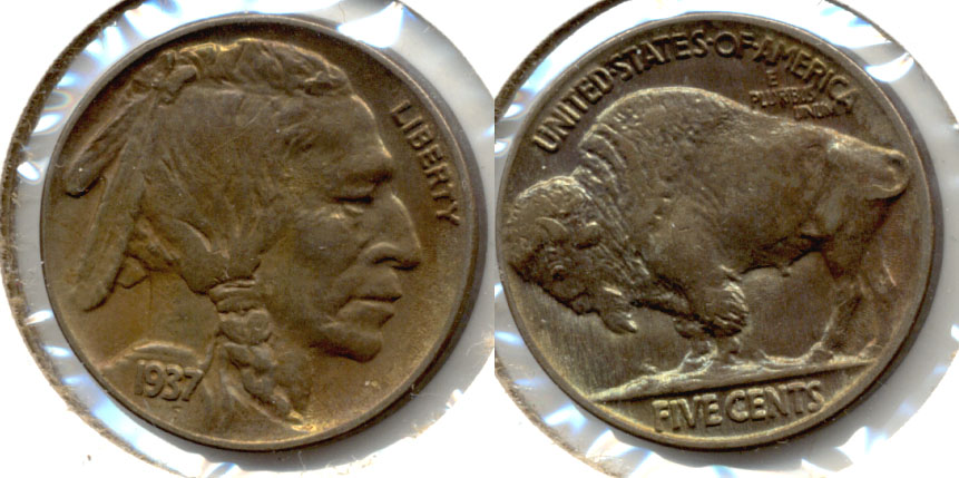 1937 Buffalo Nickel MS-60 a