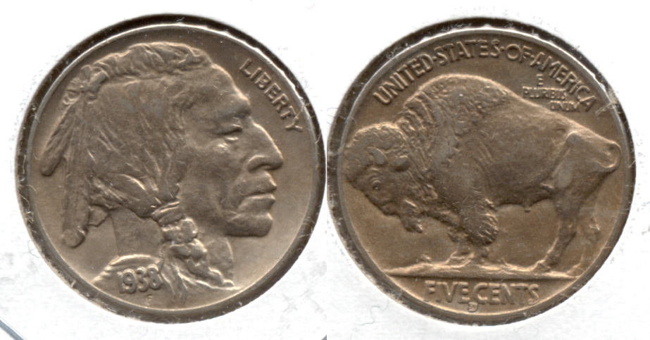 1938-D Buffalo Nickel AU-50 i
